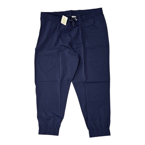 Fabletics Womens Navy Blue Drawstring Jogger Pants Size 3X - Picture 1 of 3